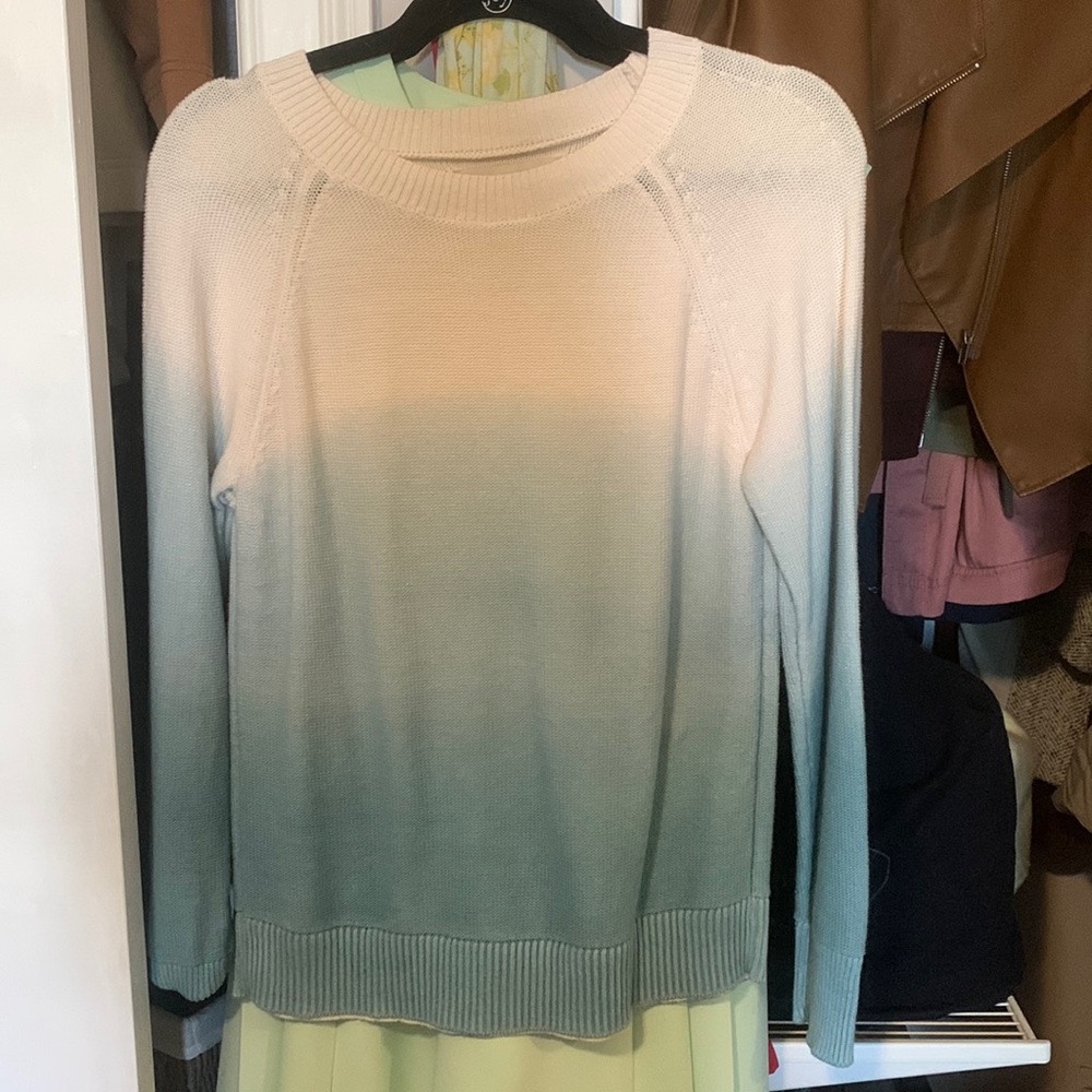 Dip dye blue sweater! Doesn’t fit me anymore! Great condition